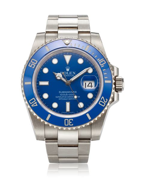 white gold Rolex Submariner watches